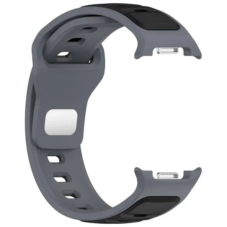 Correia de Relógio em Silicone Bicolor com Fivela Invertida, Para Samsung Galaxy Watch8 / Watch8 Classic