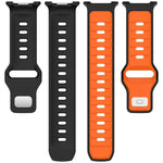 Correia de Relógio em Silicone Bicolor com Fivela Invertida, Para Samsung Galaxy Watch8 / Watch8 Classic