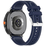 Correia de Relógio em Silicone com Trança Híbrida de Nylon, Para Samsung Galaxy Watch8 / Watch8 Classic