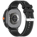 Correia de Relógio em Silicone com Trança Híbrida de Nylon, Para Samsung Galaxy Watch8 / Watch8 Classic