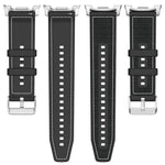 Correia de Relógio em Silicone com Trança Híbrida de Nylon, Para Samsung Galaxy Watch8 / Watch8 Classic