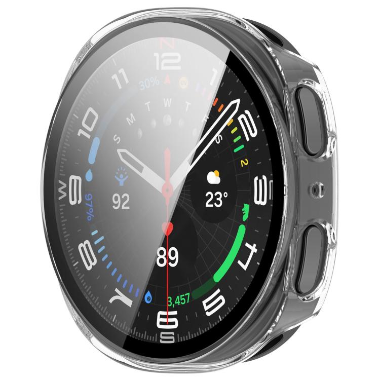 Capa de Relógio Integrada de PC com Filme Temperado, Para Samsung Galaxy Watch8 Classic 46mm, Para Samsung Galaxy Watch 8 44mm, Para Samsung Galaxy Watch 8 40mm