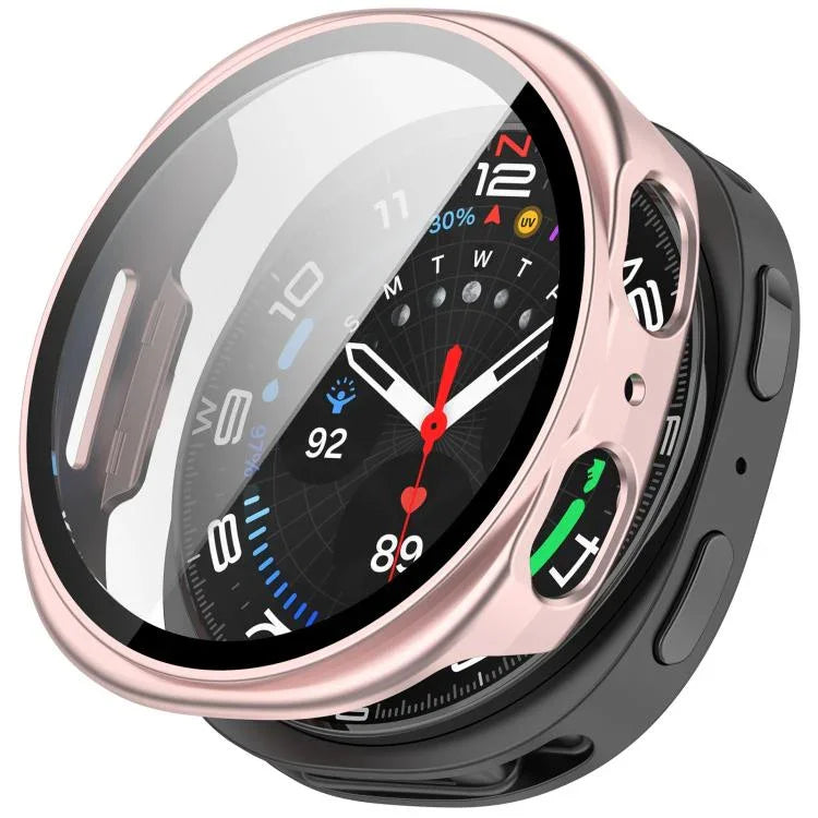 Tempered Film Integrated PC Watch Cover, For Samsung Galaxy Watch8 Classic 46mm, For Samsung Galaxy Watch 8 44mm, For Samsung Galaxy Watch 8 40mm