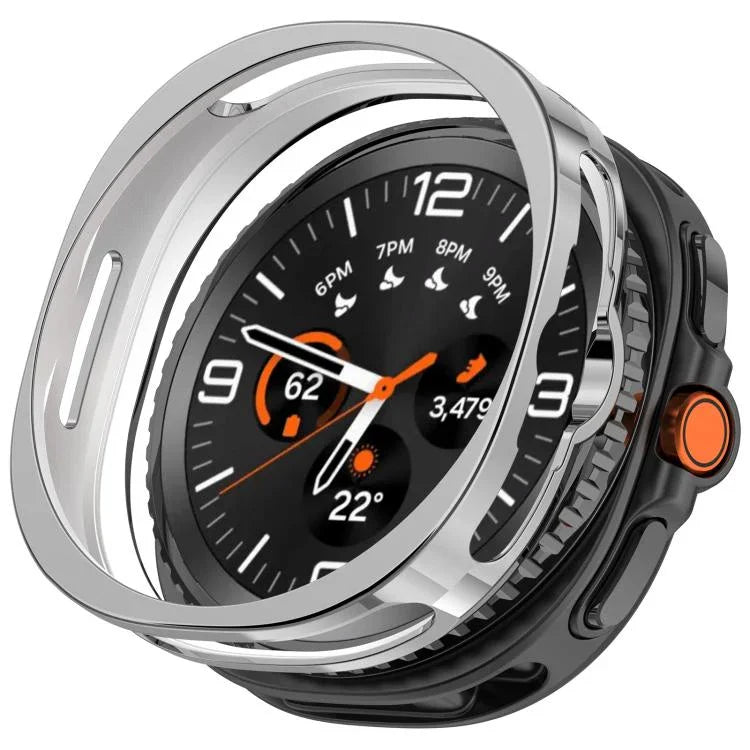 Capa Protetora de Relógio em TPU Electroplatinado, Para Samsung Galaxy Watch8 Classic 46mm