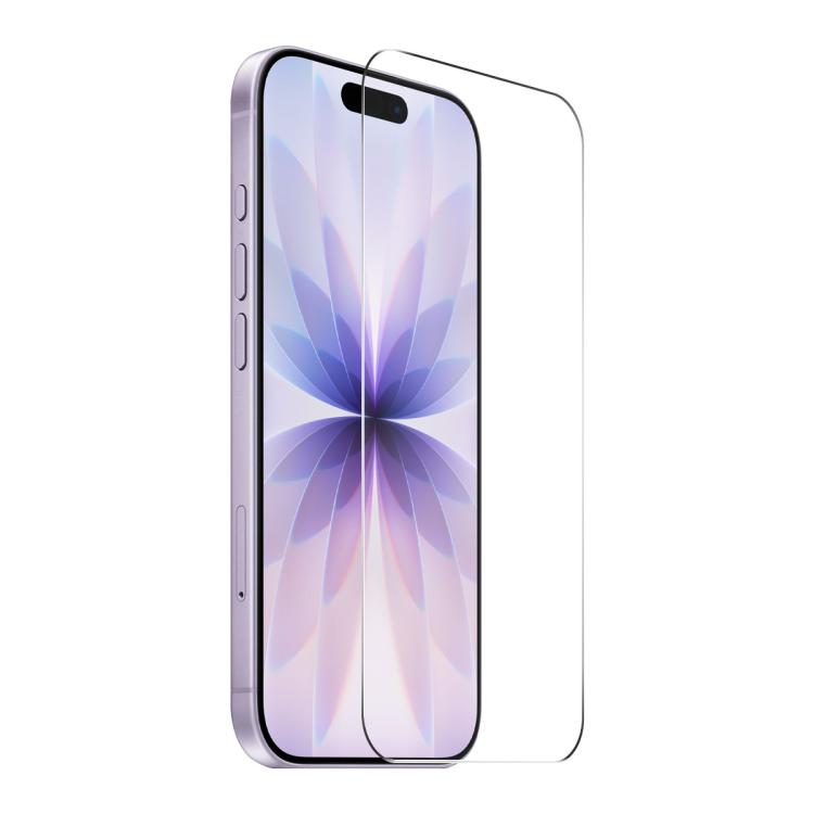 Película de vidro temperado de alumínio-silício de alta dureza 9H com cola espessa sem borda branca e grande borda curva, para iPhone 17 Pro Max, para iPhone 17 Pro, para iPhone 17, para iPhone Air