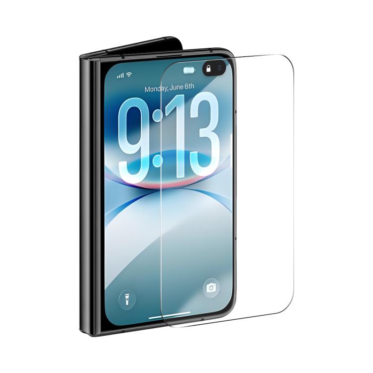 Película de vidro temperado de alumínio-silício de alta dureza 9H com cola espessa sem borda branca e grande borda curva, para iPhone 17 Pro Max, para iPhone 17 Pro, para iPhone 17, para iPhone Air