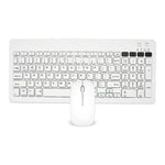 Conjunto de Teclado e Rato Silencioso Bluetooth Sem Fios Recarregável 2858+030 com 800/1200/1600 DPI