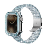 Correia de Relógio com Caixa PC Camaleão em Resina Epóxi, Para Apple Watch Series 10 46mm, Para Apple Watch Series 10 42mm, Para Apple Watch 44mm / 45mm, Para Apple Watch 40mm / 41mm, Para Apple Watch 49mm