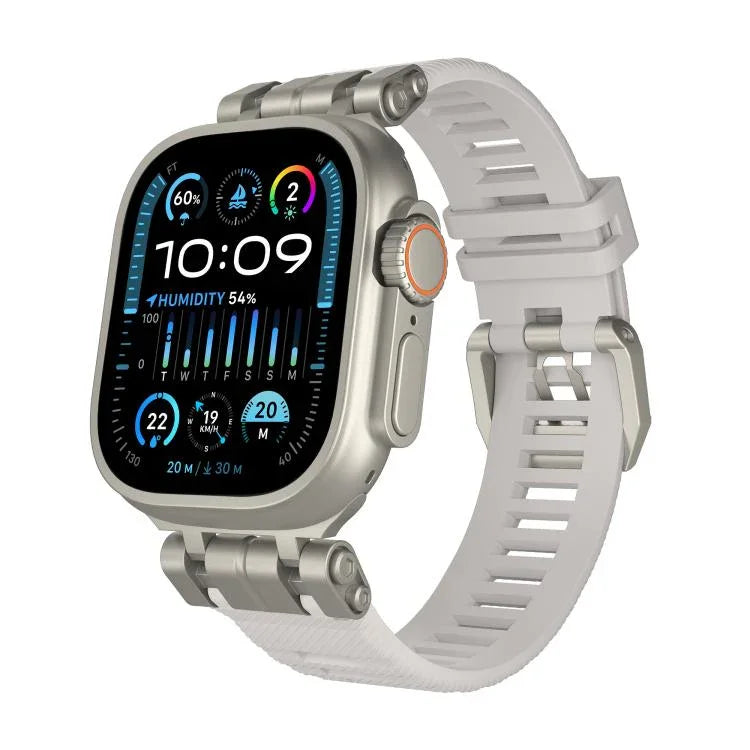 Correia de Relógio TPU da Série Funcional H016 com Textura Twill, Para Apple Watch 46mm / 49mm / 45mm / 44mm