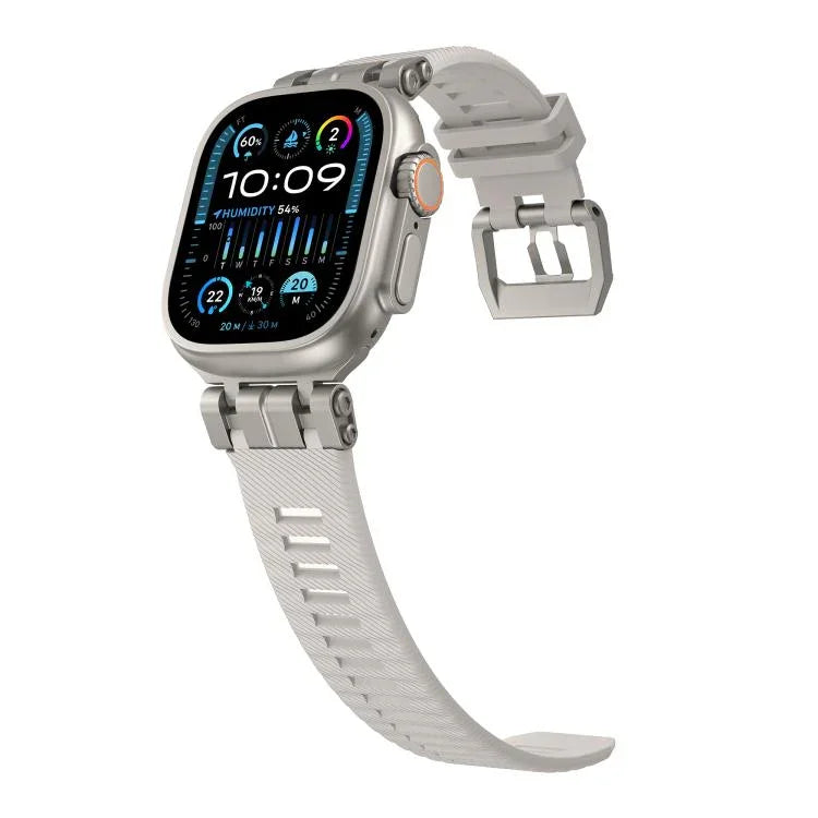 Correia de Relógio TPU da Série Funcional H016 com Textura Twill, Para Apple Watch 46mm / 49mm / 45mm / 44mm