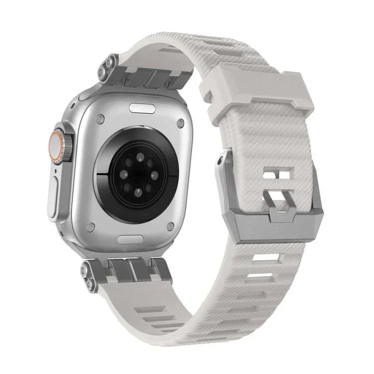 Correia de Relógio TPU da Série Funcional H016 com Textura Twill, Para Apple Watch 46mm / 49mm / 45mm / 44mm