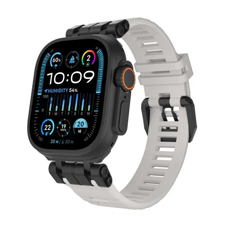 Correia de Relógio TPU da Série Funcional H016 com Textura Twill, Para Apple Watch 46mm / 49mm / 45mm / 44mm
