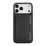 Capa de telemóvel em pele Kalebol com bolsa para cartões magnética MagSafe forte e dobrável em duas partes, para iPhone 17 Pro Max, para iPhone 17 Pro, para iPhone 17, para iPhone Air