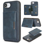 Capa de telemóvel em pele Kalebol com bolsa para cartões magnética MagSafe forte e dobrável em duas partes, para iPhone 17 Pro Max, para iPhone 17 Pro, para iPhone 17, para iPhone Air