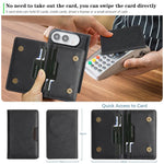 Capa de telemóvel em pele Kalebol com bolsa para cartões magnética MagSafe forte e dobrável em duas partes, para iPhone 17 Pro Max, para iPhone 17 Pro, para iPhone 17, para iPhone Air