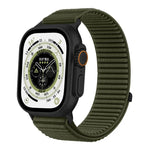 Correia de Relógio em Nylon Trançado com Fecho de Gancho e Argola e Interface Metálica, Para Apple Watch 46mm / 49mm / 45mm / 44mm, Para Apple Watch 42mm / 41mm / 40mm / 38mm