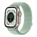 Correia de Relógio em Nylon Trançado com Fecho de Gancho e Argola e Interface Metálica, Para Apple Watch 46mm / 49mm / 45mm / 44mm, Para Apple Watch 42mm / 41mm / 40mm / 38mm
