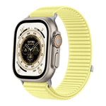 Correia de Relógio em Nylon Trançado com Fecho de Gancho e Argola e Interface Metálica, Para Apple Watch 46mm / 49mm / 45mm / 44mm, Para Apple Watch 42mm / 41mm / 40mm / 38mm