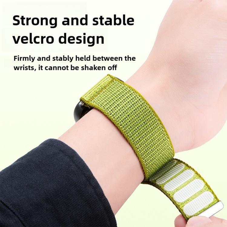 Correia de Relógio em Nylon Trançado com Fecho de Gancho e Argola e Interface Metálica, Para Apple Watch 46mm / 49mm / 45mm / 44mm, Para Apple Watch 42mm / 41mm / 40mm / 38mm