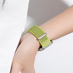 Correia de Relógio em Nylon Trançado com Fecho de Gancho e Argola e Interface Metálica, Para Apple Watch 46mm / 49mm / 45mm / 44mm, Para Apple Watch 42mm / 41mm / 40mm / 38mm