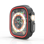 Capa Protetora PC Bicolor Meio Envolvente, Para Apple Watch 44mm / 45mm, Para Apple Watch Ultra 49mm