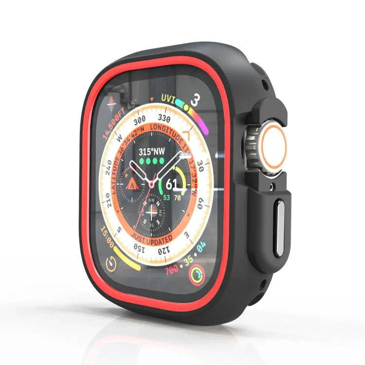 Capa Protetora PC Bicolor Meio Envolvente, Para Apple Watch 44mm / 45mm, Para Apple Watch Ultra 49mm