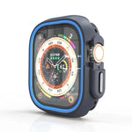 Capa Protetora PC Bicolor Meio Envolvente, Para Apple Watch 44mm / 45mm, Para Apple Watch Ultra 49mm