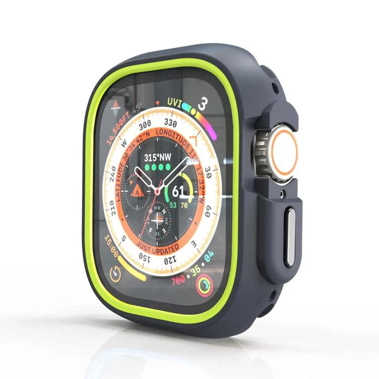 Capa Protetora PC Bicolor Meio Envolvente, Para Apple Watch 44mm / 45mm, Para Apple Watch Ultra 49mm