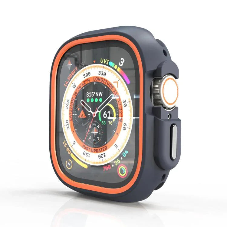 Capa Protetora PC Bicolor Meio Envolvente, Para Apple Watch 44mm / 45mm, Para Apple Watch Ultra 49mm