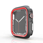 Capa Protetora PC Bicolor Meio Envolvente, Para Apple Watch 44mm / 45mm, Para Apple Watch Ultra 49mm