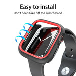 Capa Protetora PC Bicolor Meio Envolvente, Para Apple Watch 44mm / 45mm, Para Apple Watch Ultra 49mm