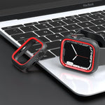 Capa Protetora PC Bicolor Meio Envolvente, Para Apple Watch 44mm / 45mm, Para Apple Watch Ultra 49mm