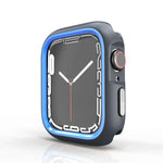 Capa Protetora PC Bicolor Meio Envolvente, Para Apple Watch 44mm / 45mm, Para Apple Watch Ultra 49mm