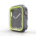 Capa Protetora PC Bicolor Meio Envolvente, Para Apple Watch 44mm / 45mm, Para Apple Watch Ultra 49mm