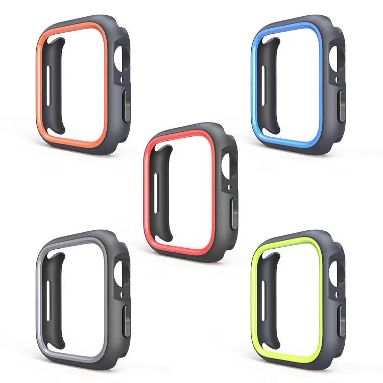 Capa Protetora PC Bicolor Meio Envolvente, Para Apple Watch 44mm / 45mm, Para Apple Watch Ultra 49mm