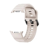 Pulseira de Relógio em Silicone com Fivela Preta Wave, Para Samsung Galaxy Watch8 / Watch8 Classic