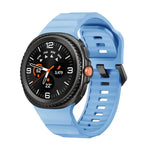 Pulseira de Relógio em Silicone com Fivela Preta Wave, Para Samsung Galaxy Watch8 / Watch8 Classic