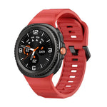 Pulseira de Relógio em Silicone com Fivela Preta Wave, Para Samsung Galaxy Watch8 / Watch8 Classic
