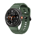 Pulseira de Relógio em Silicone com Fivela Preta Wave, Para Samsung Galaxy Watch8 / Watch8 Classic