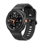 Pulseira de Relógio em Silicone com Fivela Preta Wave, Para Samsung Galaxy Watch8 / Watch8 Classic