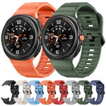 Pulseira de Relógio em Silicone com Fivela Preta Wave, Para Samsung Galaxy Watch8 / Watch8 Classic