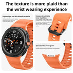 Pulseira de Relógio em Silicone com Fivela Preta Wave, Para Samsung Galaxy Watch8 / Watch8 Classic