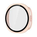 ENKAY Hat-Prince Filme de Vidro Temperado de Cobertura Total Integrado com Estojo PC para Relógio, Para Samsung Galaxy Watch8 44mm, Para Samsung Galaxy Watch8 40mm