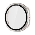 ENKAY Hat-Prince Filme de Vidro Temperado de Cobertura Total Integrado com Estojo PC para Relógio, Para Samsung Galaxy Watch8 44mm, Para Samsung Galaxy Watch8 40mm