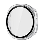 ENKAY Hat-Prince Filme de Vidro Temperado de Cobertura Total Integrado com Estojo PC para Relógio, Para Samsung Galaxy Watch8 44mm, Para Samsung Galaxy Watch8 40mm
