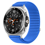 Pulseira de relógio com interface metálica em nylon tecido com fecho de gancho e argola, para Samsung Galaxy Watch8 / Watch8 Classic