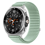 Pulseira de relógio com interface metálica em nylon tecido com fecho de gancho e argola, para Samsung Galaxy Watch8 / Watch8 Classic