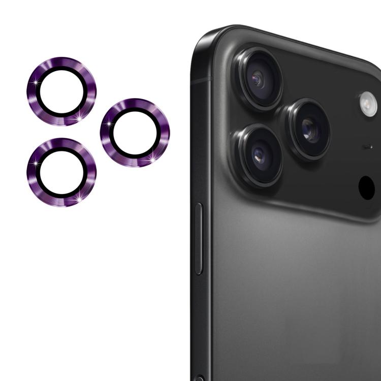 Película de vidro temperado 9H para lente traseira em liga de alumínio ENKAY, para iPhone 17 Pro / 17 Pro Max, para iPhone 17, para iPhone Air