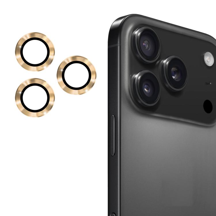 Película de vidro temperado 9H para lente traseira em liga de alumínio ENKAY, para iPhone 17 Pro / 17 Pro Max, para iPhone 17, para iPhone Air