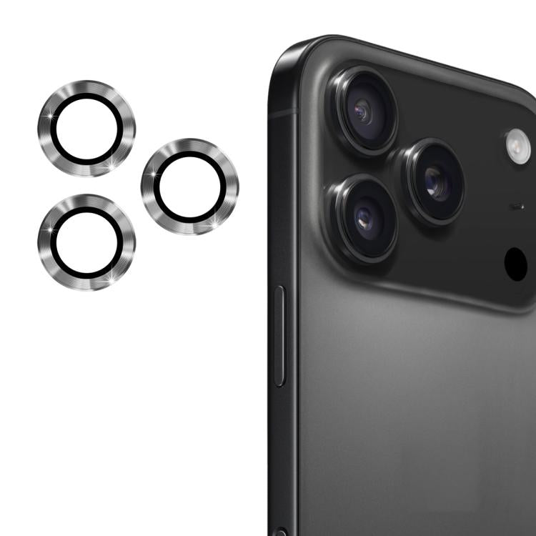 Película de vidro temperado 9H para lente traseira em liga de alumínio ENKAY, para iPhone 17 Pro / 17 Pro Max, para iPhone 17, para iPhone Air